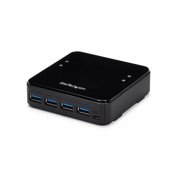 StarTech.com USB 3.0 Peripheral Sharing - 4 USB 3.0 x 4 Computers - Mac / Windows / Linux - USB A/B - USB (HBS304A24A) Switch 4 porte USB
