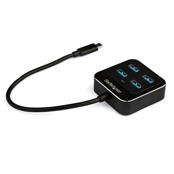 StarTech.com 4 Port USB C Hub - USB-C to 4xUSB-A - 10Gbps USB 3.2/3.1 Gen 2 Type-C Hub - USB Bus Powered - Portable/Laptop USB Adapter Hub Hub 4 porte USB