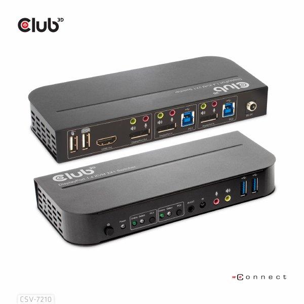 CLUB 3D DISPLAYPORT/HDMI KVM SWITCH