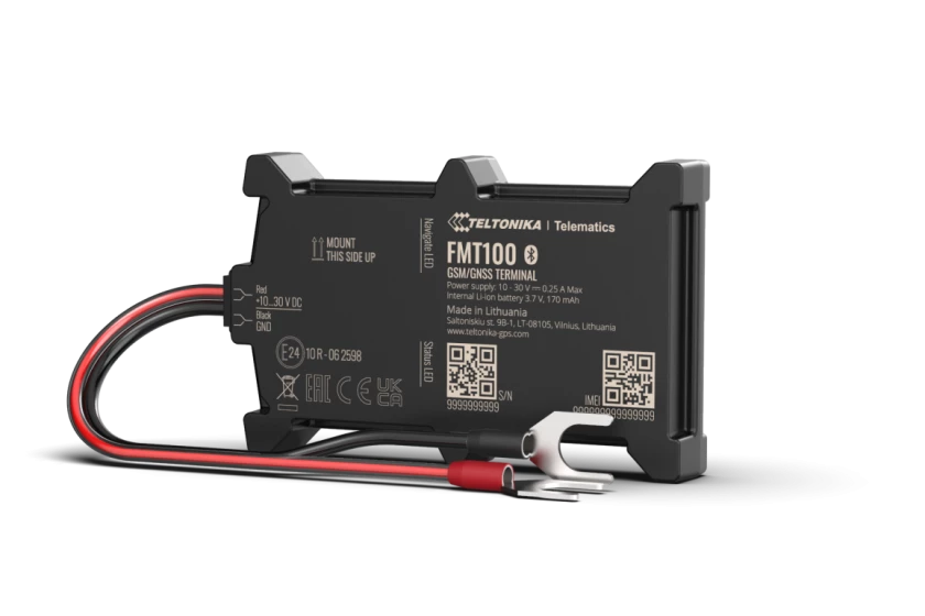 Teltonika 2G vehicle battery-mounted tracker (FMT100)