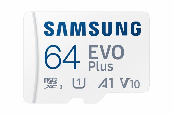 SAMSUNG MICRO SD EVO+ 64GB WITH SD ADAPTER (2024)