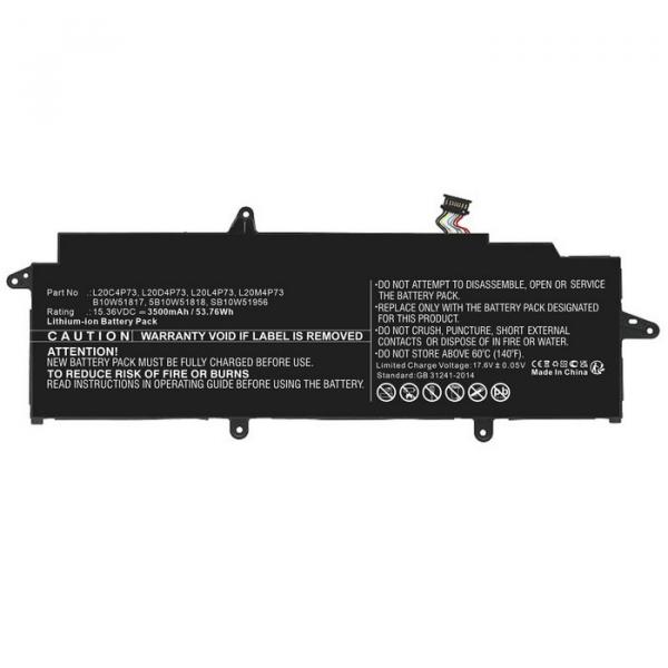 CoreParts kannettavan tietokoneen akku Lenovolle 53.76Wh Li-ion 15.36V 3500mAh ThinkPad X13 Gen 2(AMD)20XH001, ThinkPad X13 Gen 2(AMD)20XH001, ThinkPad X13 Gen 2(AMD0)120X