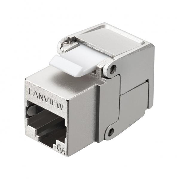 Lanview Cat6a Shielded flip jack keystone