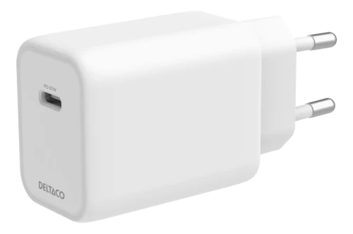 USB-C seinälaturi 67W, Samsung Super Fast Charging, valkoinen