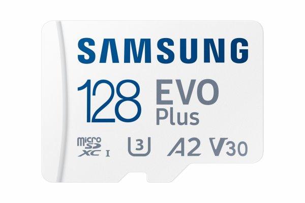 SAMSUNG EVO PLUS microSD 128GB incl. SD Adapter memory card UHS-I U3 Full HD amp 4K UHD 160 MB/s read