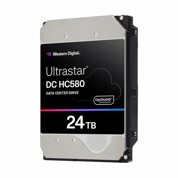 WD Ultrastar DC HC580 Harddisk WUH722424AL5204 24TB 3.5 Serial Attached SCSI 3 7200rpm