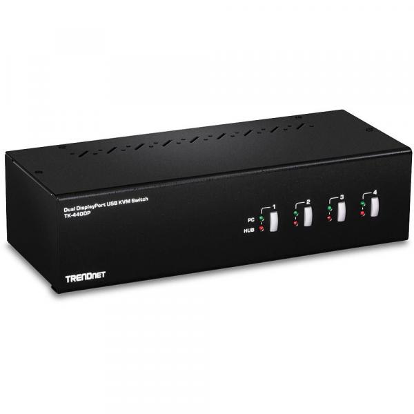 TRENDnet TK 440DP KVM / audio / USB switch Desktop