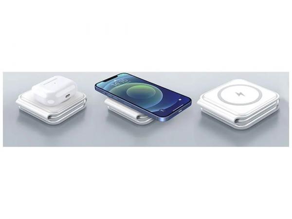 Dudao A11N 3in1 wireless charging stand 15W valkoinen