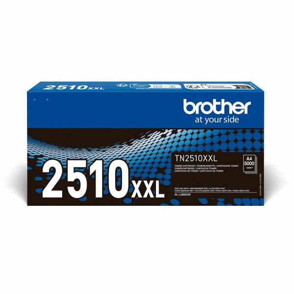 Brother TN2510XXL - Ultra High Yield - musta - alkuperäinen - laatikko - väriainekasetti malleihin Brother HL-L2865DW, MFC-L2960DW, MFC-L2980DW