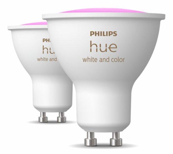 Philips Hue White and Color ambiance GU10 - spots - 2-pak