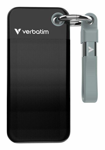 Verbatim Pocket SSD USB 3.2 1TB Black/Grey