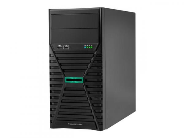 HPE ProLiant ML30 Gen11 Tower Xeon E-2434 4-Core 3.4GHz 1x32GB-U 8xSFF Hot Plug 2x480GB SSD VROC 800W Server