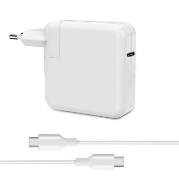 CoreParts USB-C laturi Apple Macbook 87W 5V 2.4A-20V4.35A Plug: USB-C Female, väri: valkoinen, Type-C laturi