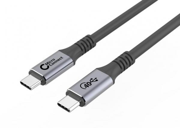 MicroConnect USB-C cable 1.5 m, 100W, 40Gbps, USB4 Gen 3x2