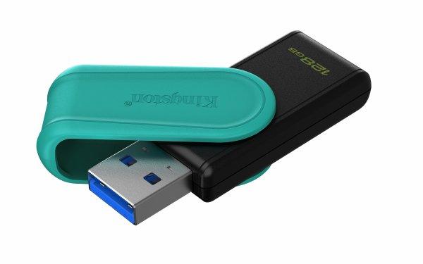 Kingston 128GB DataTraveler Exodia S USB 3.2, Gen 1, Black/Turquoise