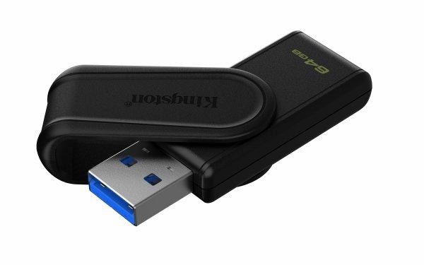 Kingston 64GB DataTraveler Exodia S USB 3.2, Gen 1, Black/Black