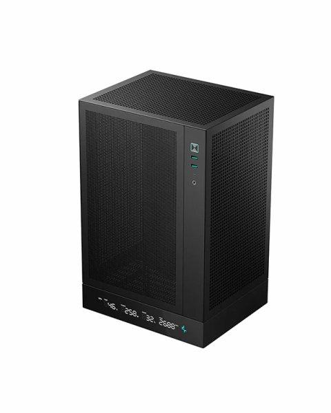 DeepCool CH170 DIGITAL Mini ITX Ingen strmforsyning Sort