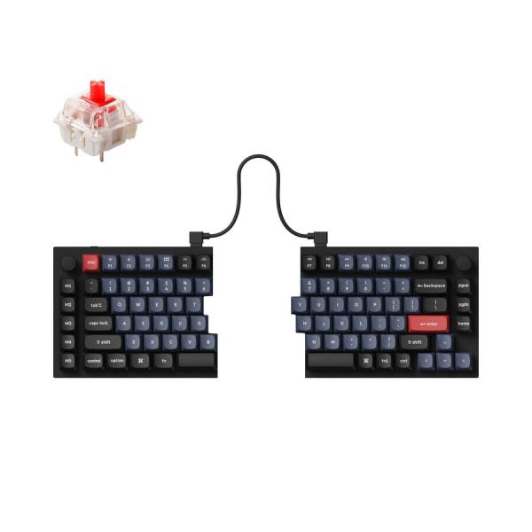 Keychron Q11 75% Split Layout Fully Assembled Knob Gateron G Pro Red Switch ISO Nordic