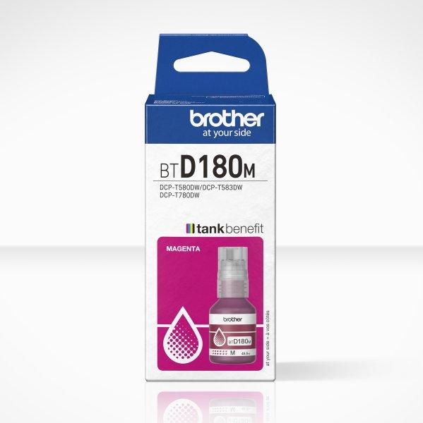 Brother BTD180M Magenta ink bottle, yield up to 5 000 pages