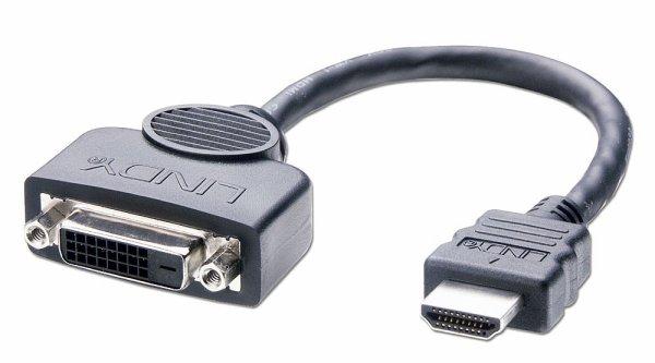 Adap Lindy HDMI to DVI-D Black