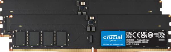Crucial DDR5-6400 Kit 32GB 2x16GB CUDIMM CL52
