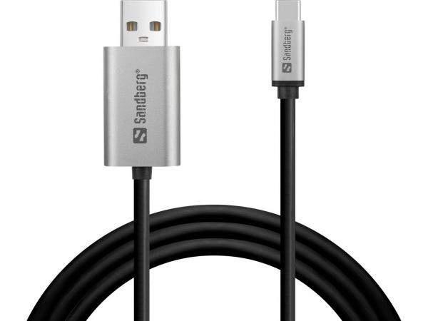 Sandberg USB-C to DisplayPort-kaapeli 2M