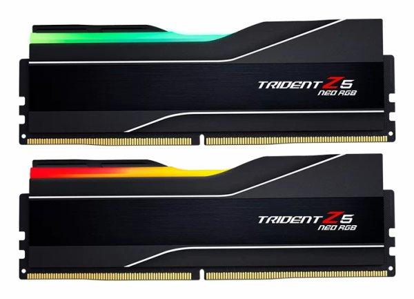 G.Skill 128GB 2 x 64 GB DDR5 6000MHz CL32 1.40V Trident Z5 NEO RGB Black