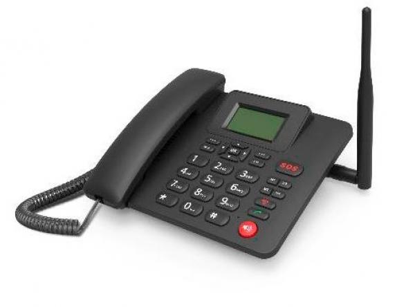 Doro 4100H 4G Desk Phone -pöytäpuhelin, musta