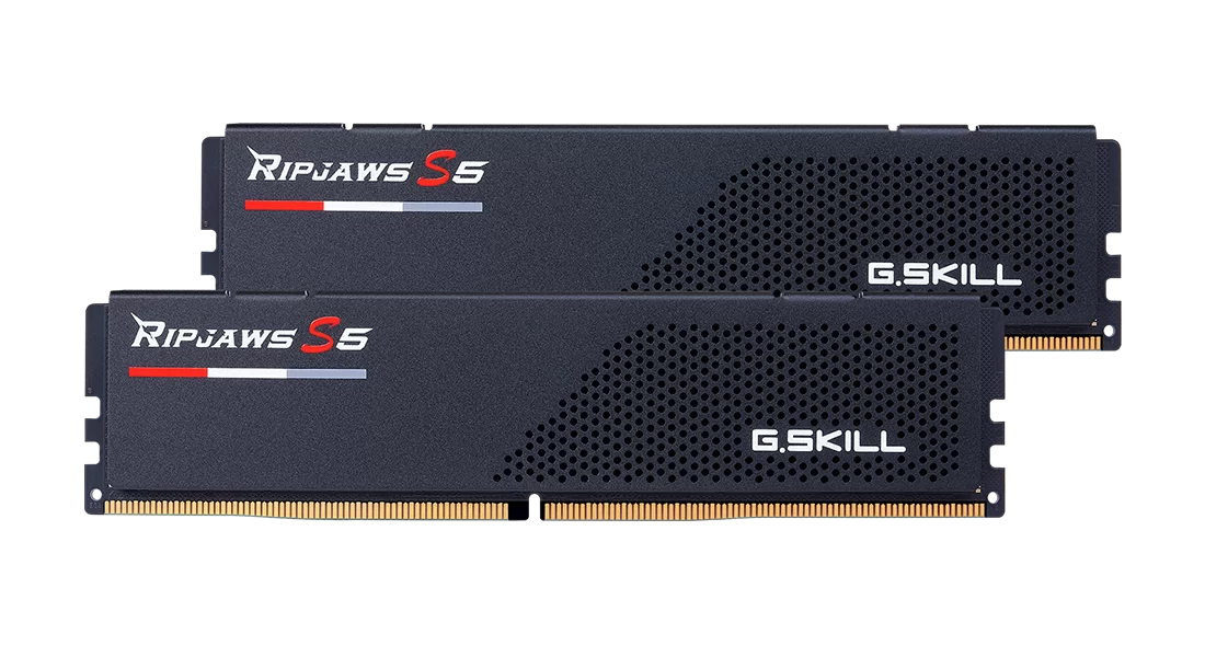 G.Skill 128GB 2 x 64 GB DDR5 6400MHz CL36 1.35V Ripjaws S5 Black