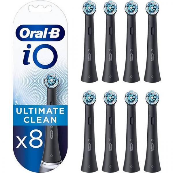 Oral-B sähköhammasharjan päät Io Ultimate Clean 8 kpl, musta