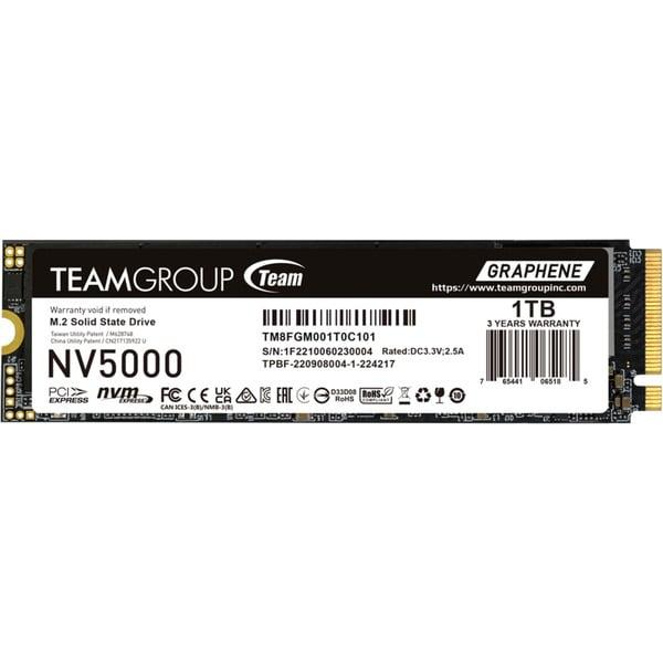 Team Group TM8FGM001T0C101 SSD NV5000 1TB M.2 NVMe PCIe 4.0