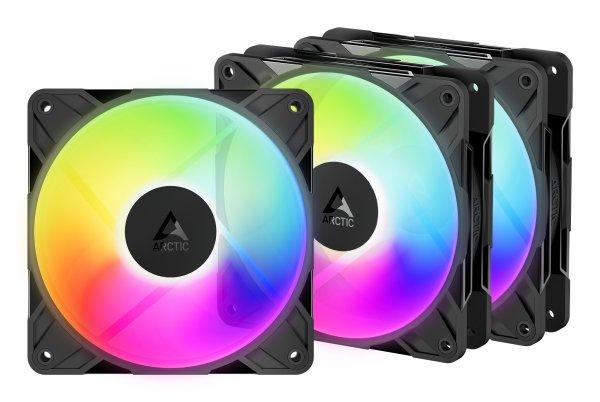ARCTIC P12 Pro Reverse A-RGB Case Fan 3-Pack