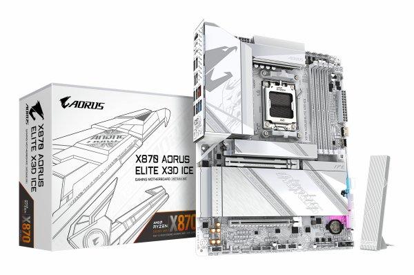 AORUS X870 ELITE X3D ICE - motherboard - ATX - Socket AM5 - AMD X870