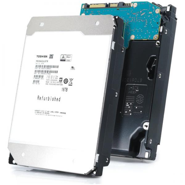 Toshiba MD08 Series Harddisk MD08ACA16TR 16TB 3.5 SATA-600 7200rpm - FACTORY REFURBISHED - Tehdaskunnostettu, 1 vuoden takuu