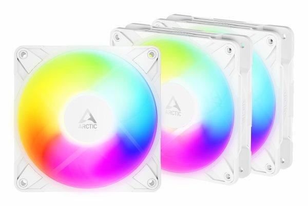 Arctic P12 Pro Reverse A-RGB (White) - 3 Pack