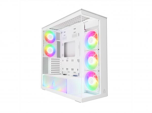 Arctic Xtender (White) Midi Tower, E-ATX, 5x A-RGB Fans