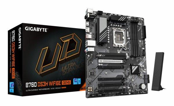 Gigabyte B760 DS3H WIFI6E GEN5 - motherboard - ATX - LGA1700 Socket - B760