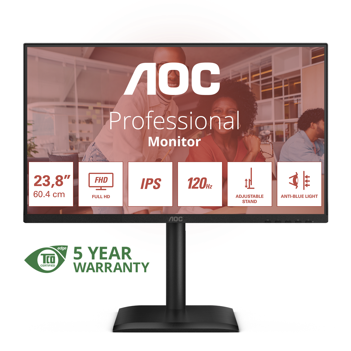 AOC 24E4U 24 IPS 1920 x 1080 (Full HD) DisplayPort HDMI 120 Hz