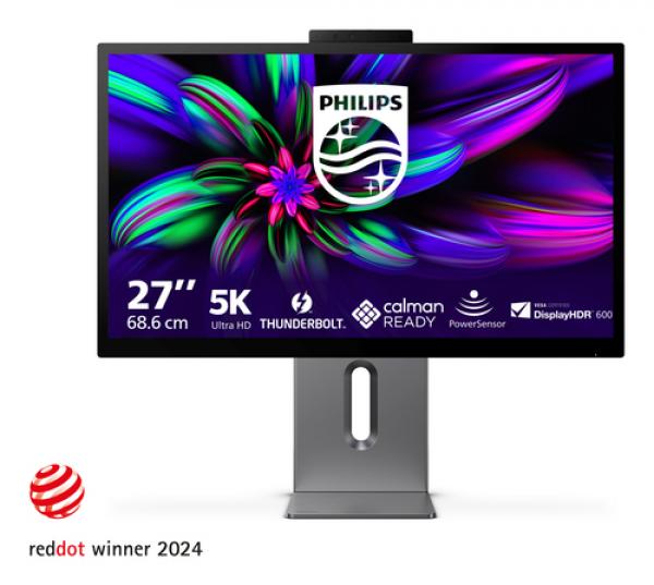 Philips Brilliance 27E3U7903 - 7000-sarja - LED-näyttö - USB - 27 - 5120 x 2880 5K Ultra HD (2880p) 70 Hz - IPS - 500 cd/m² - 20001 - DisplayHDR 600 - 4 ms - Thunderbolt 4, HDMI - kaiuttimet - avaruuden harmaa