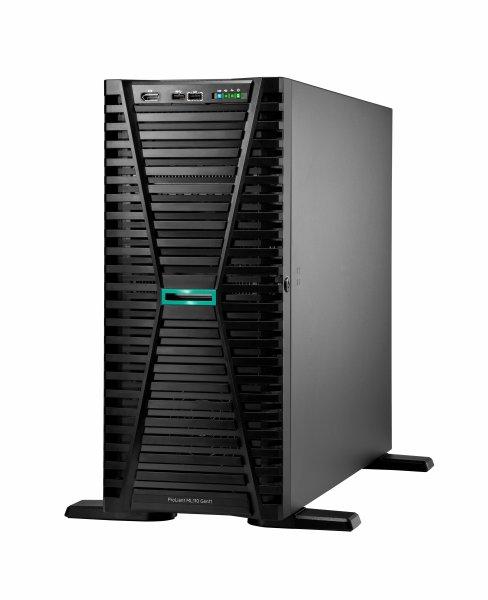 HPE ProLiant ML110 Gen11 - Palvelin - torni 4.5U - 1-tie - 1 x Xeon Silver 4510 / jopa 4.1 GHz - RAM 32 Gt - SATA/NVMe - pikavaihto 3.5 lokero(a) - HDD 2 x 4 Tt - Gigabit Ethernet - monitori ei ole - Smart Choice
