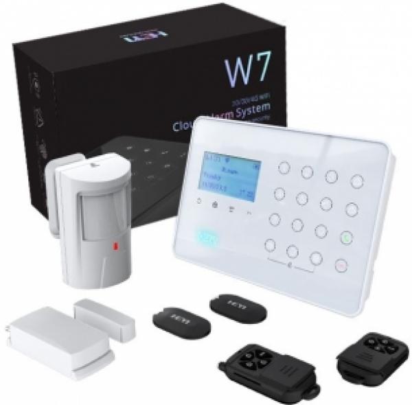 HEYI W7 GSM/WiFi-varashälytin, RFID