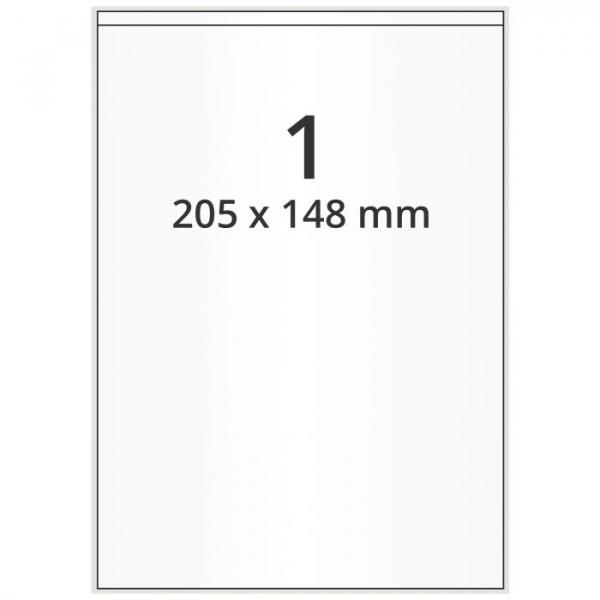 1000 kpl laatikko Posti SmartShip, Matkahuolto, PostNord, DHL, UPS, DPD, GLS, FedEx yms. - A5 pakettikortti / osoitekortti / tarra / osoitetarra A5, 148x205 mm