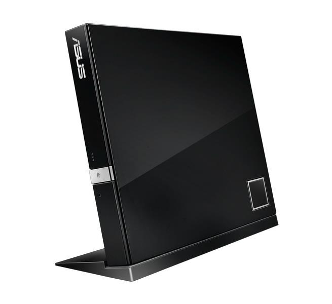 ASUS SBW 06D2X-U Blu-Ray Recorder External USB 2.0 Slimline Retail Power2Go 7 Black