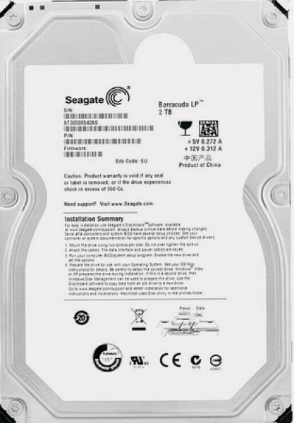 SEAGATE BARRACUDA KOVALEVY 2TB 5900RPM SATA2 32MB