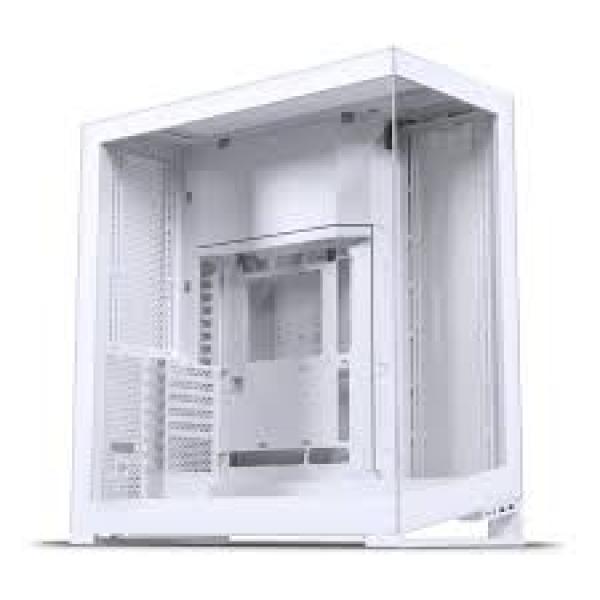 PHANTEKS NV-Series NV9 MK2 Iso PC-kotelo, EATX, DRGB, Karkaistu lasi - Valkoinen + M25 Gen2 PWM D-RGB - Käänteinen terä, 140mm, Valkoiset tuulettimet 3x + DRGB Kit