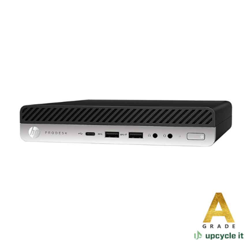 HP ProDesk 600 G4 DM i5-8500T 16GB 256GB Intel UHD Graphics 630 Windows 11 Pro 2år Refurbished A-grade
