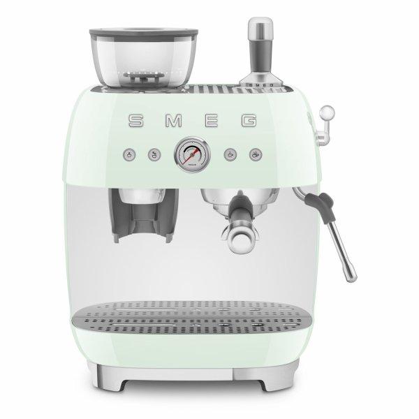 SMEG EGF03PGEU 50s Style Manuaalinen espressokeitin, mintunvihreä