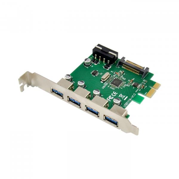 MicroConnect - USB sovitin - PCIe 2.0 - USB 3.0 x 3 + USB 3.0 (internal)