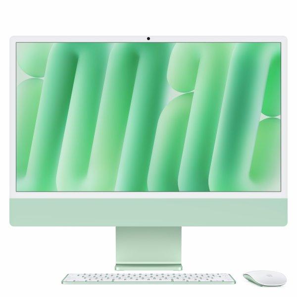 Apple iMac with 4.5K Retina display - All-in-one M4 - RAM 16 Gt - SSD 512 GB - Apple M4 10-core - Gigabit Ethernet, IEEE 802.11ax (Wi-Fi 6E), Bluetooth 5.3 - macOS Sequoia 15.0 - monitori LED 24 4480 x 2520 (4.5K) - näppäimistö ruotsalainen/suomal