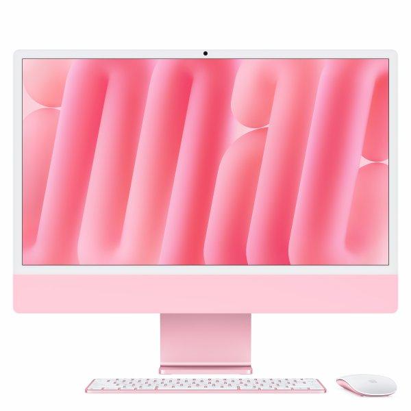 Apple iMac with 4.5K Retina display - All-in-one M4 - RAM 16 Gt - SSD 512 GB - Apple M4 10-core - Gigabit Ethernet, IEEE 802.11ax (Wi-Fi 6E), Bluetooth 5.3 - macOS Sequoia 15.0 - monitori LED 24 4480 x 2520 (4.5K) - näppäimistö ruotsalainen/suomal